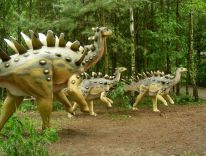 Dinosaurier Modelle Tiere aus der Eiszeit Dinosaurier Parks in Polen 04
