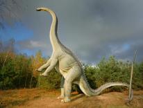 Dinosaurier Modelle Tiere aus der Eiszeit Dinosaurier Parks in Polen 05